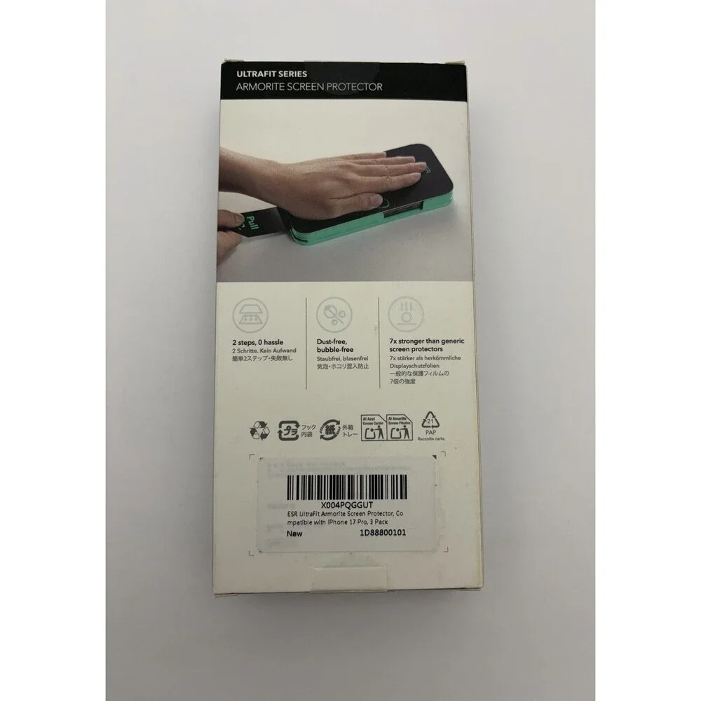 [NEW] ESR UltraFit Armorite Screen Protector for iPhone 17 Pro – 3 Pack